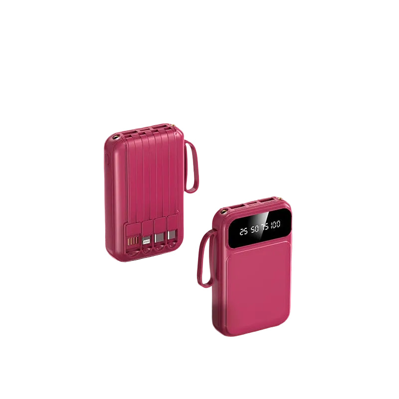 Draagbare Powerbank Compact Met LED-display en Meerdere USB-poorten 0