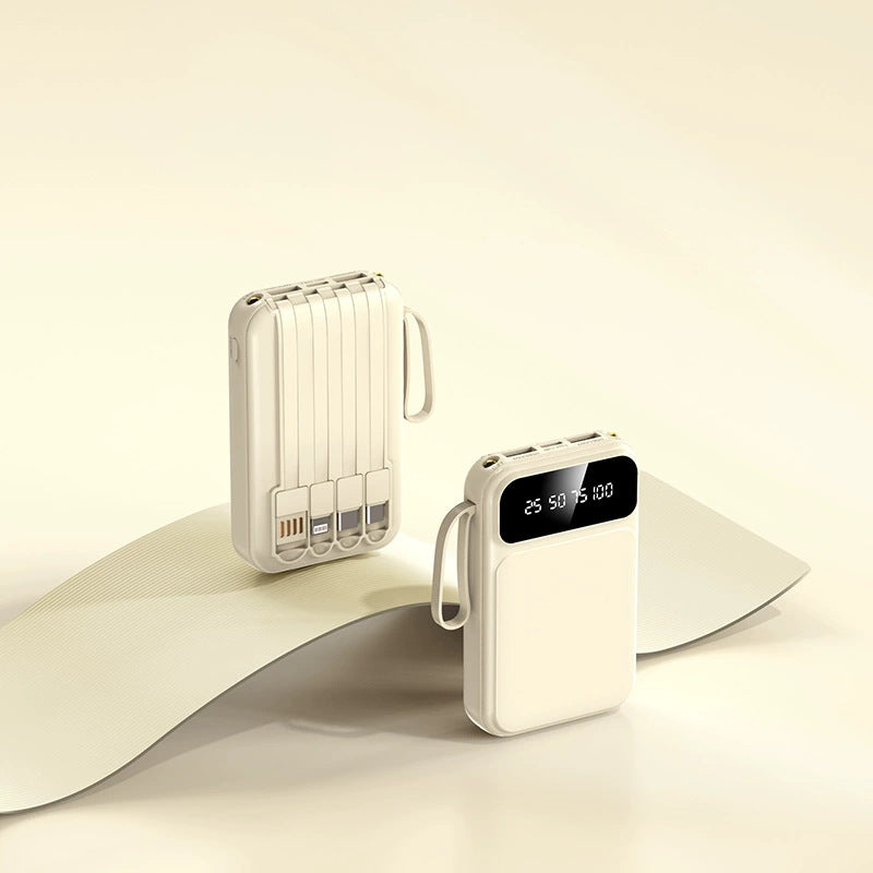 Draagbare Powerbank Compact Met LED-display en Meerdere USB-poorten 10