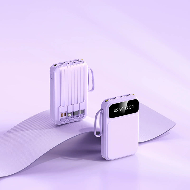 Draagbare Powerbank Compact Met LED-display en Meerdere USB-poorten 9