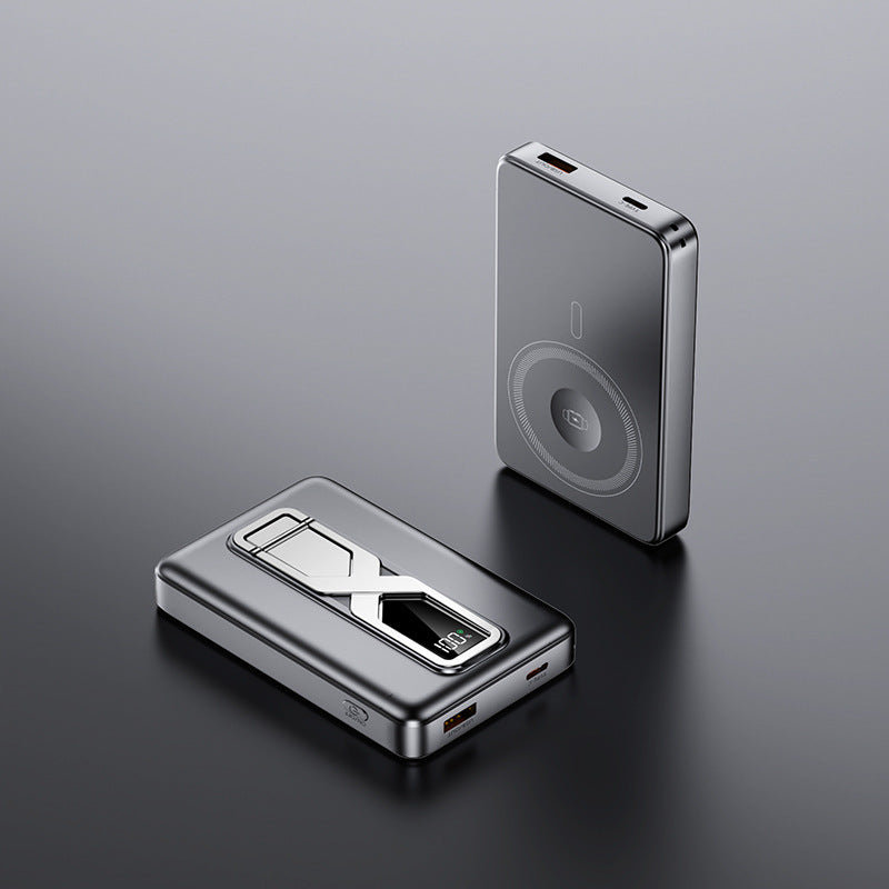 Draagbare Powerbank Draadloos Opladen Met LED-Display 2