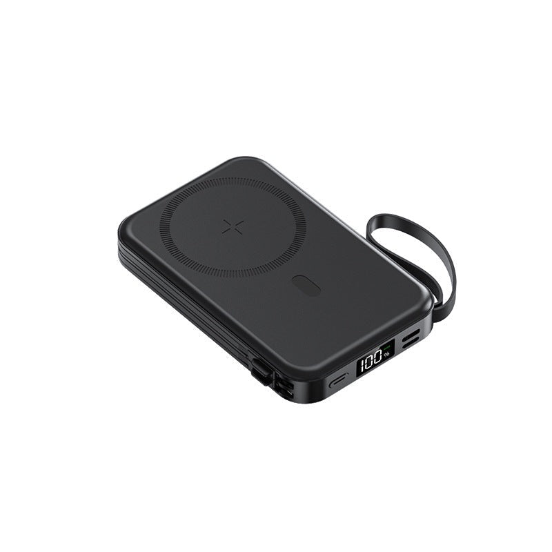 Draagbare Powerbank Draadloos met Oplaadpad 1