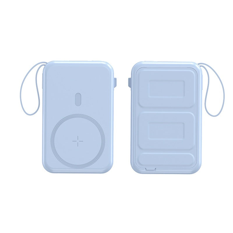 Draagbare Powerbank Draadloos met Oplaadpad 2