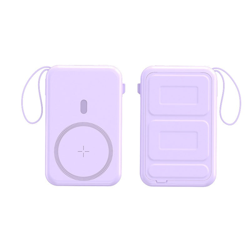 Draagbare Powerbank Draadloos met Oplaadpad 4