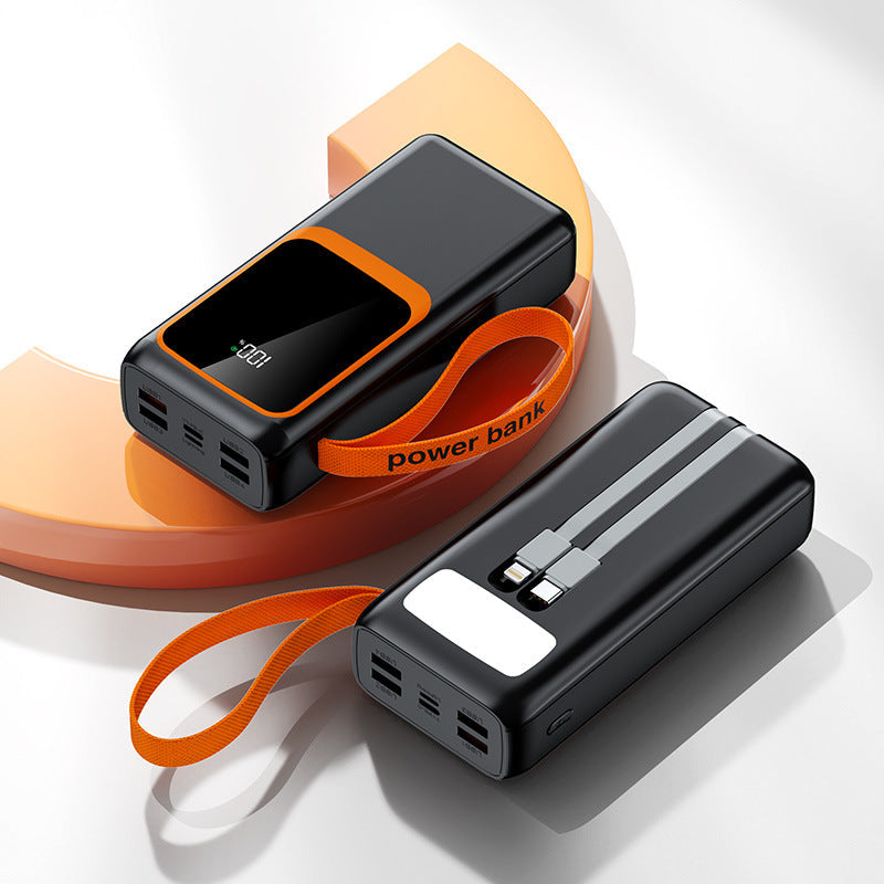 Draagbare Powerbank Met Digitaal Display En Meerdere USB-Aansluitingen 2
