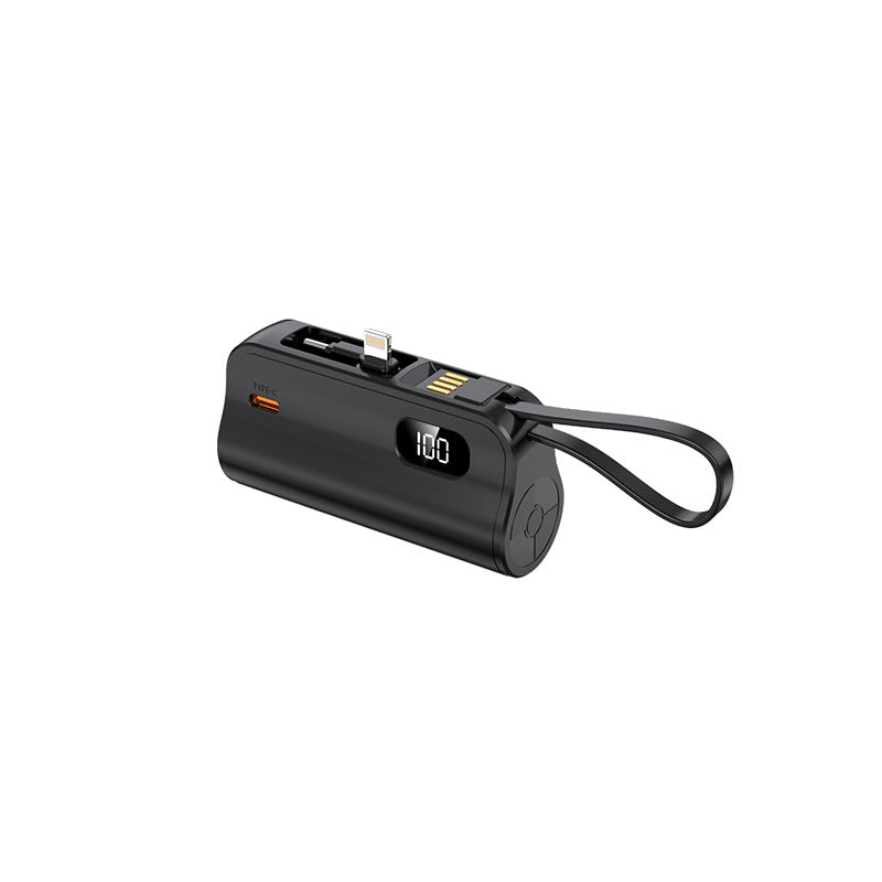 Draagbare Powerbank Met Geïntegreerde Kabels En LED-Display Voor iPhone 2