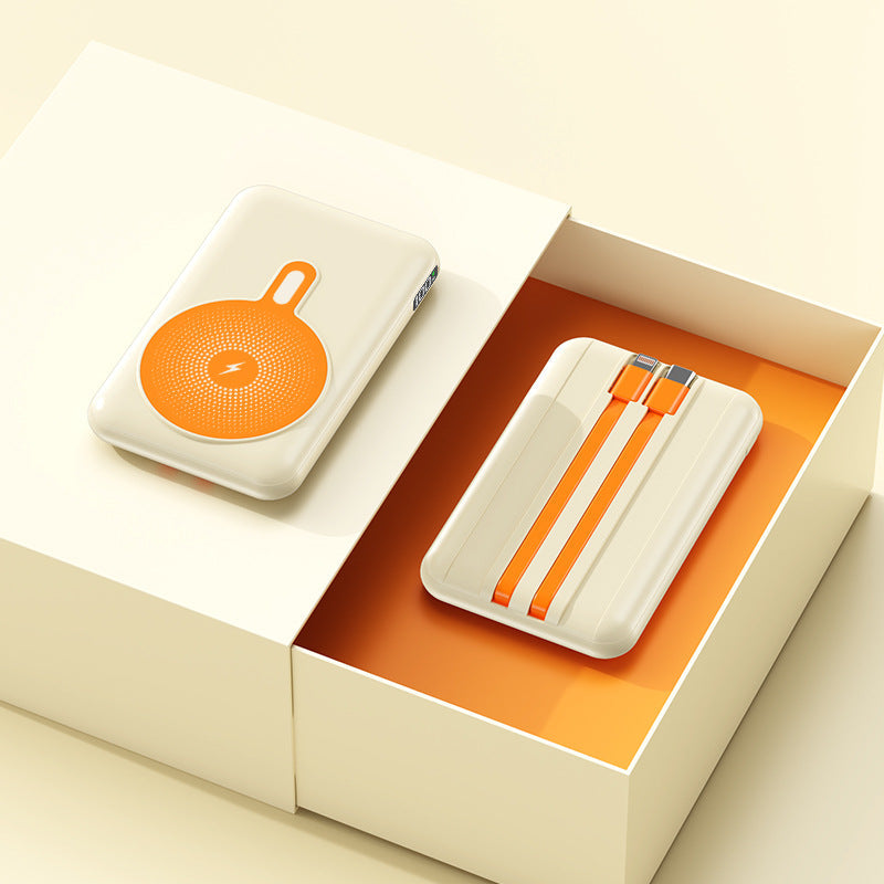 Draagbare Powerbank Met Snellaadfunctie En Draadloze Oplaadoptie 2