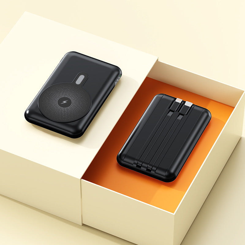 Draagbare Powerbank Met Snellaadfunctie En Draadloze Oplaadoptie 3