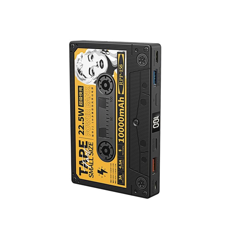 Draagbare Powerbank Retro Cassette Ontwerp 6