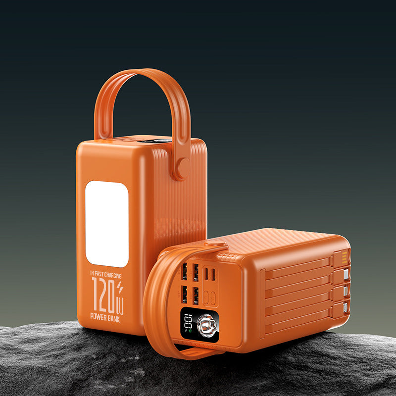 Draagbare Powerbank Snelladen 120W voor Mobiele Apparaten - Meerdere Poorten 3