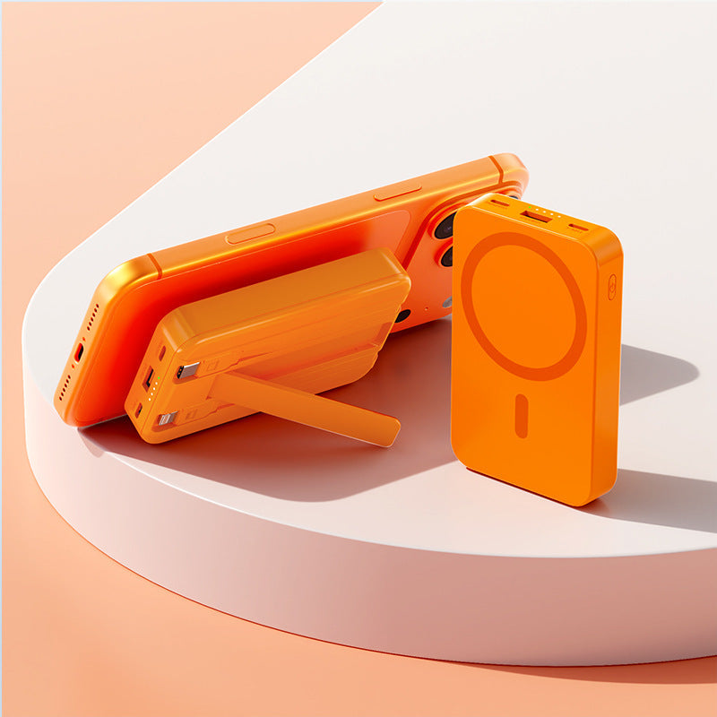Draagbare Powerbank met Magnetische Houder en Standaard voor Dames en Heren 0