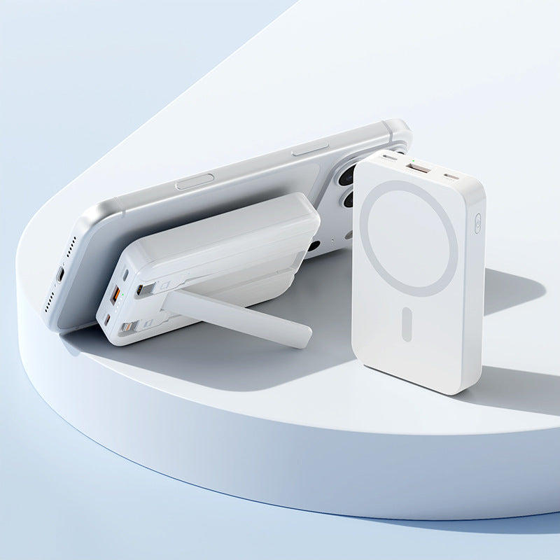 Draagbare Powerbank met Magnetische Houder en Standaard voor Dames en Heren 3