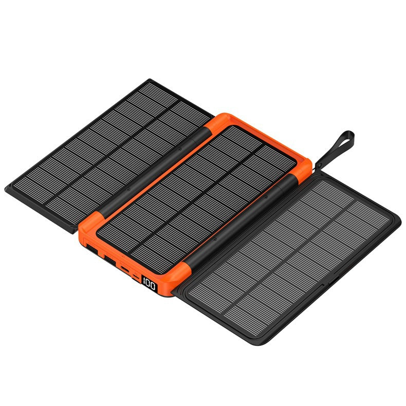 Draagbare Powerbank met Zonne-energie en Multifunctionele Laadfunctie 2
