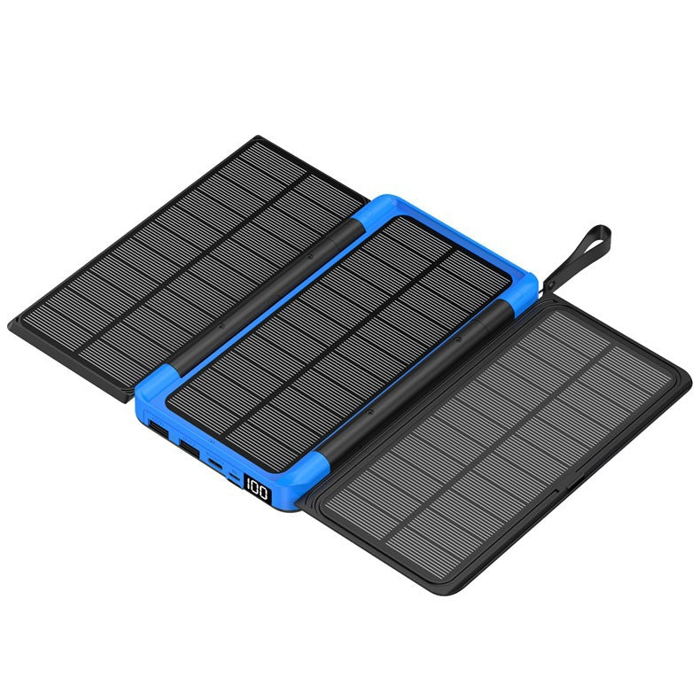 Draagbare Powerbank met Zonne-energie en Multifunctionele Laadfunctie 3