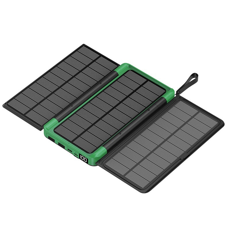 Draagbare Powerbank met Zonne-energie en Multifunctionele Laadfunctie 4