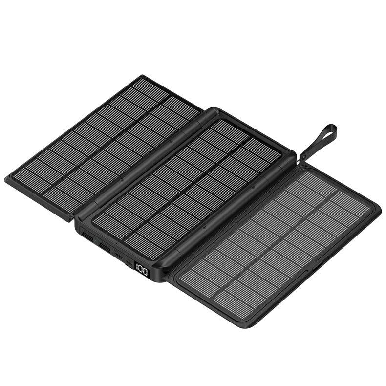 Draagbare Powerbank met Zonne-energie en Multifunctionele Laadfunctie 5