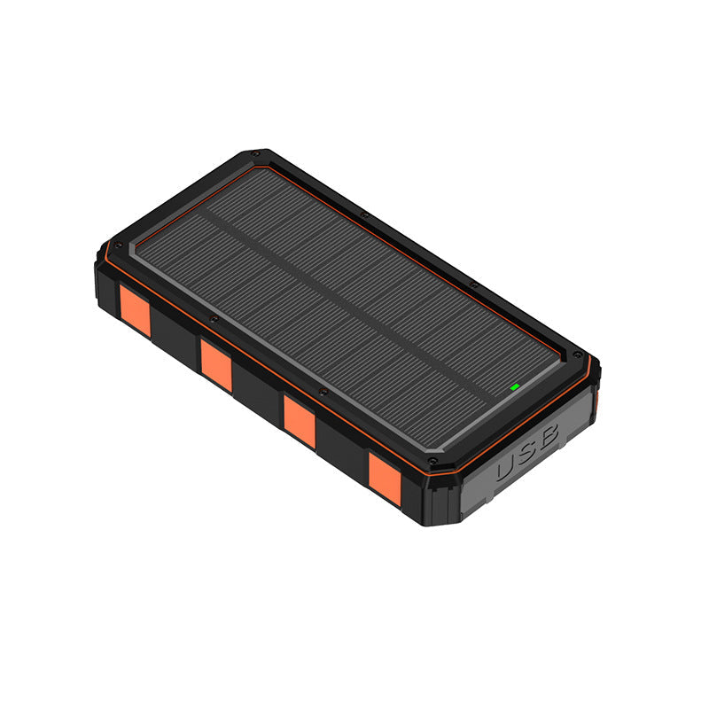 Draagbare Powerbank met Zonne-energie voor Avontuurlijke Activiteiten 1