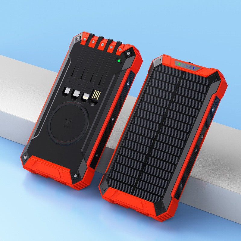 Draagbare Powerbank met Zonne-energie voor Avontuurlijke Activiteiten 6