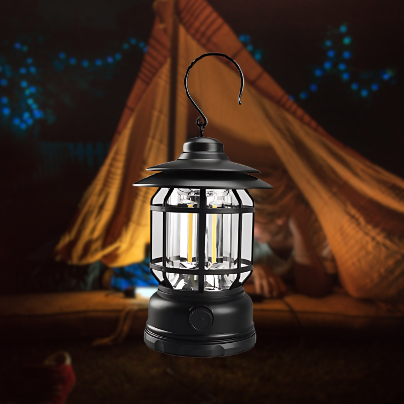 Draagbare Retro Lamp voor Binnen en Buiten 0