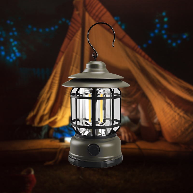 Draagbare Retro Lamp voor Binnen en Buiten 4