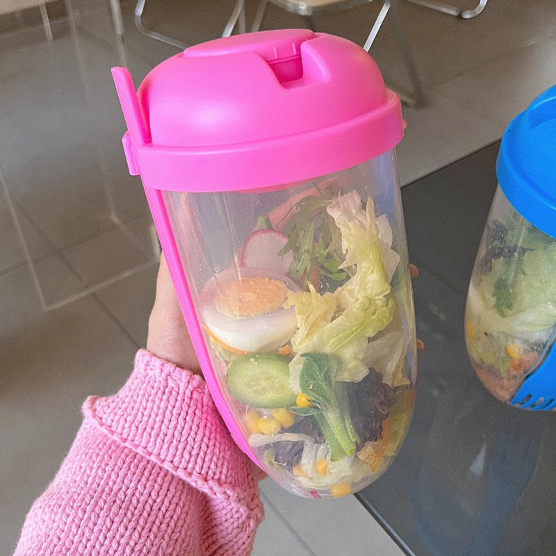 Draagbare Saladecontainer voor onderweg 9