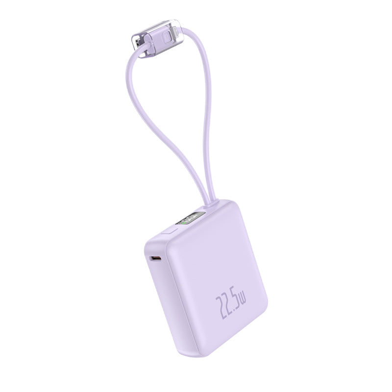 Draagbare Snellader Met Geïntegreerde Kabels Compact Design 1