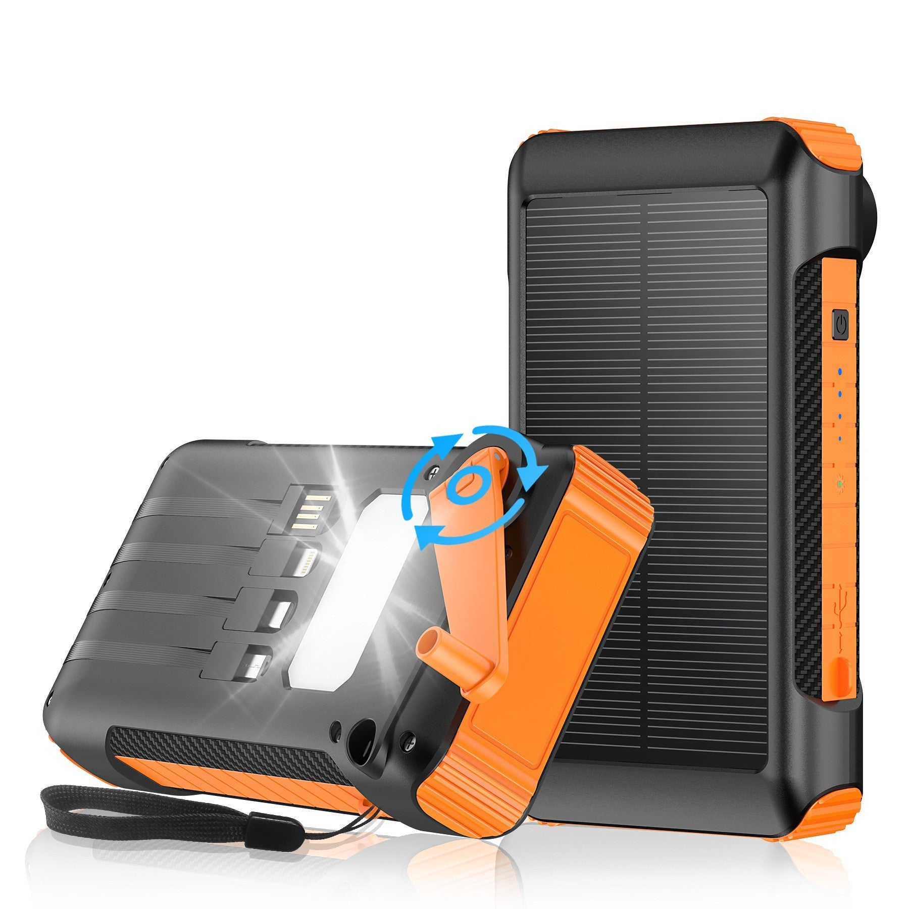 Draagbare Solar Powerbank met Snellaadfunctie voor Outdoor Gebruik 1