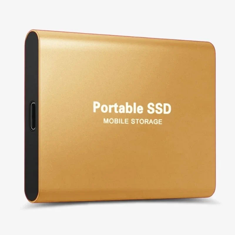 Draagbare externe SSD van aluminium, 1TB-30TB, schokbestendig en waterafstotend. 2