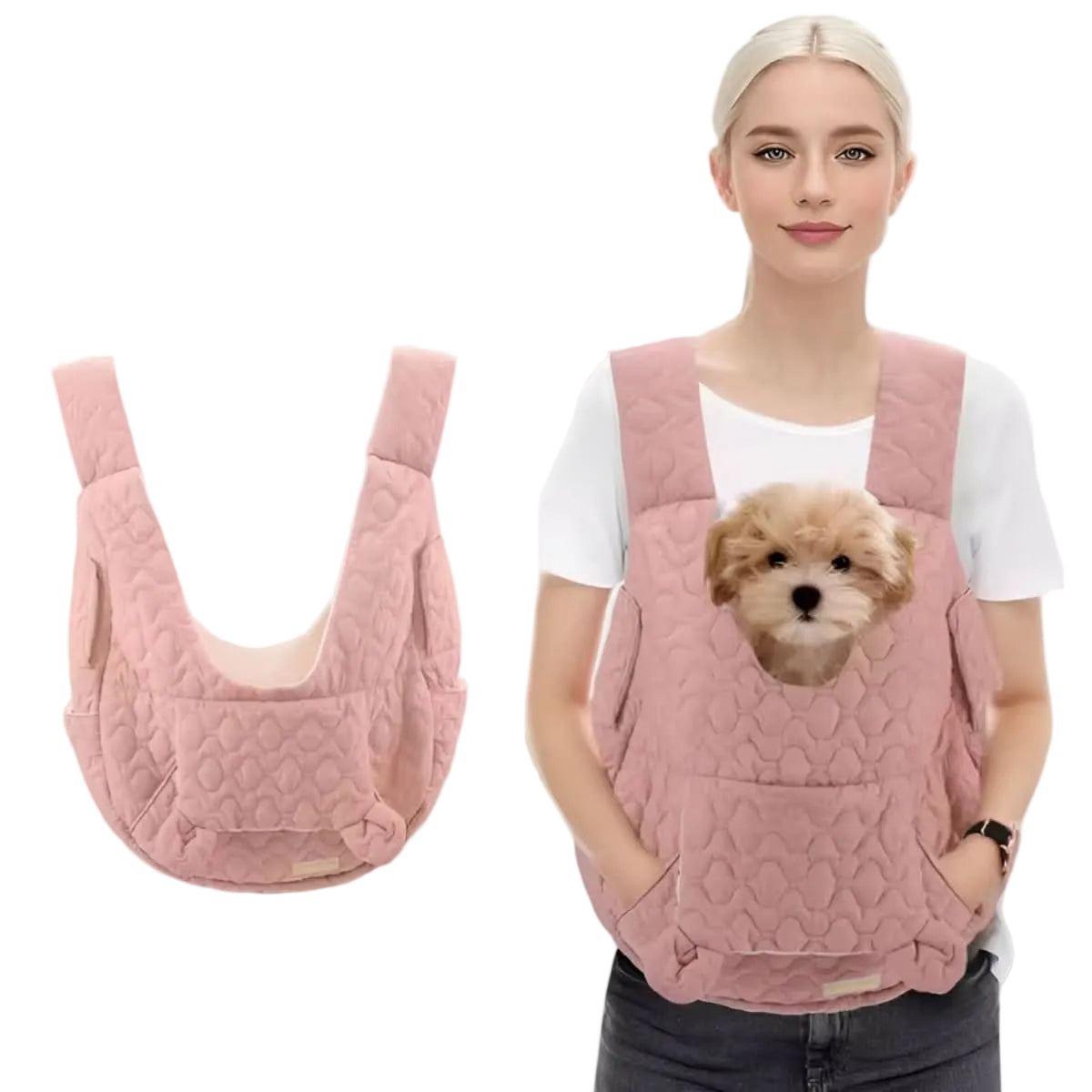 Draagtas Voor Honden Waterdicht Met Ademend Ontwerp En Verstelbare Schouderriem 3