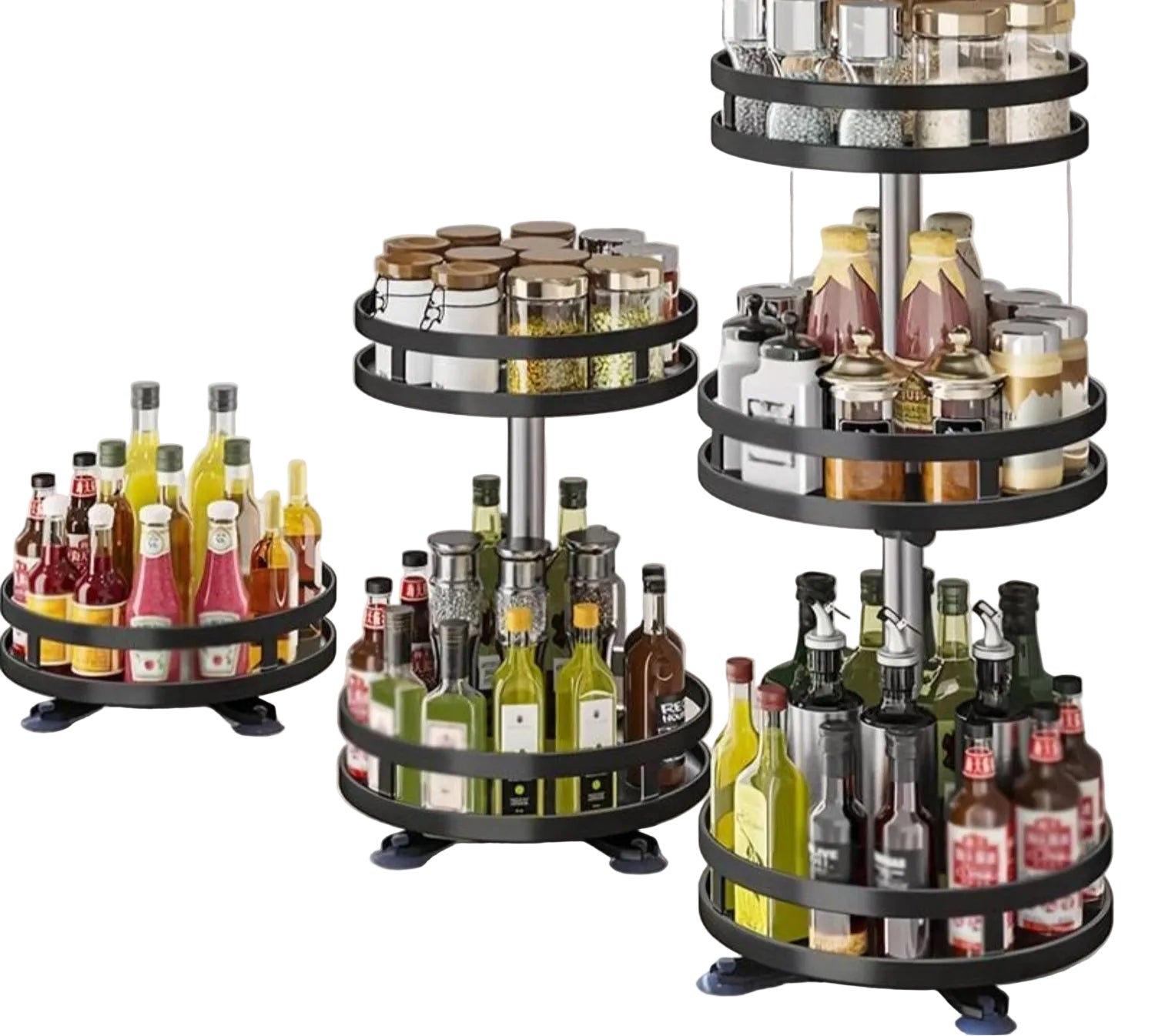 Draaibaar Opbergrek 360° voor Keuken en Badkamer Organizer 0