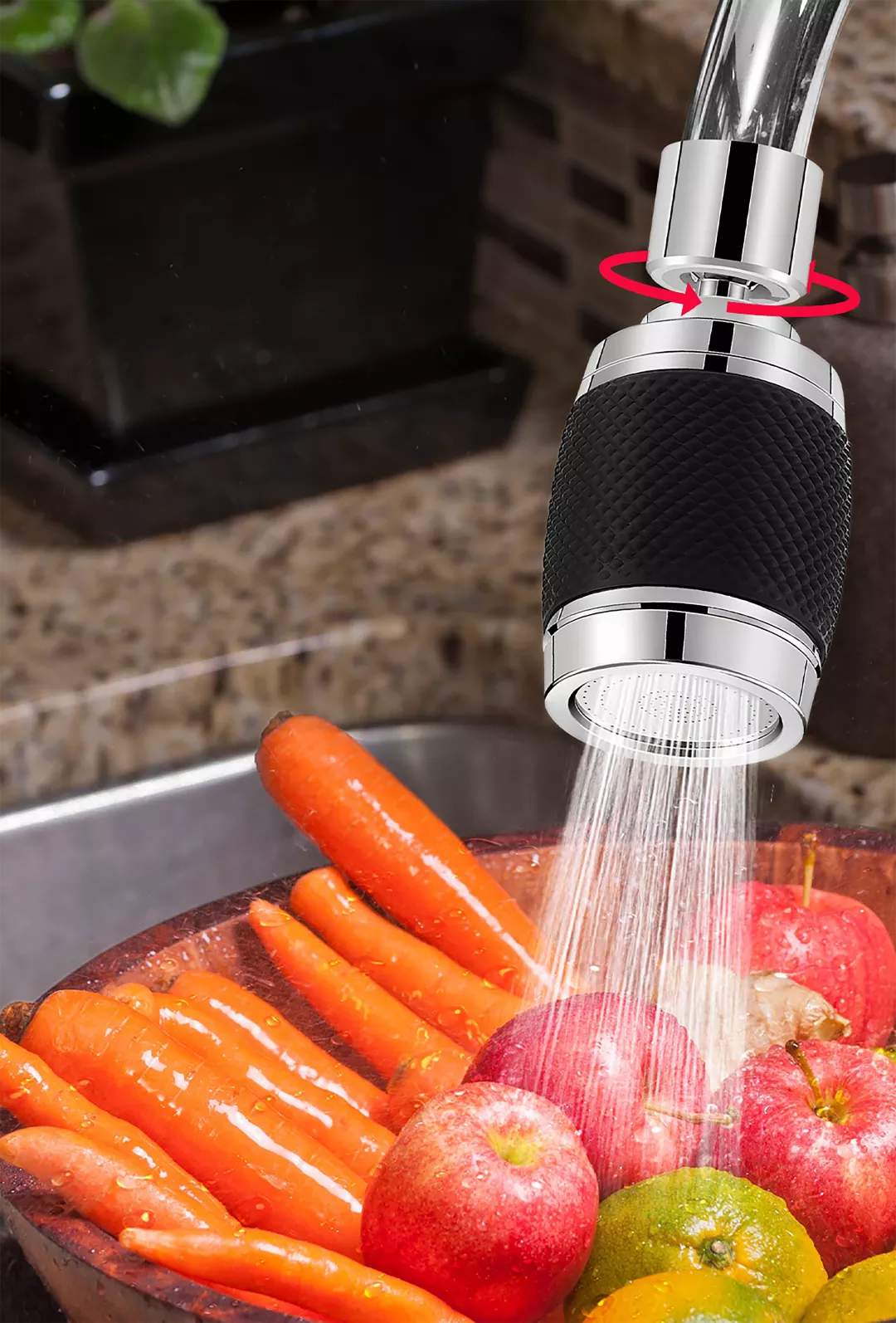 Draaibare Sproeikraan 360° voor Keuken 5