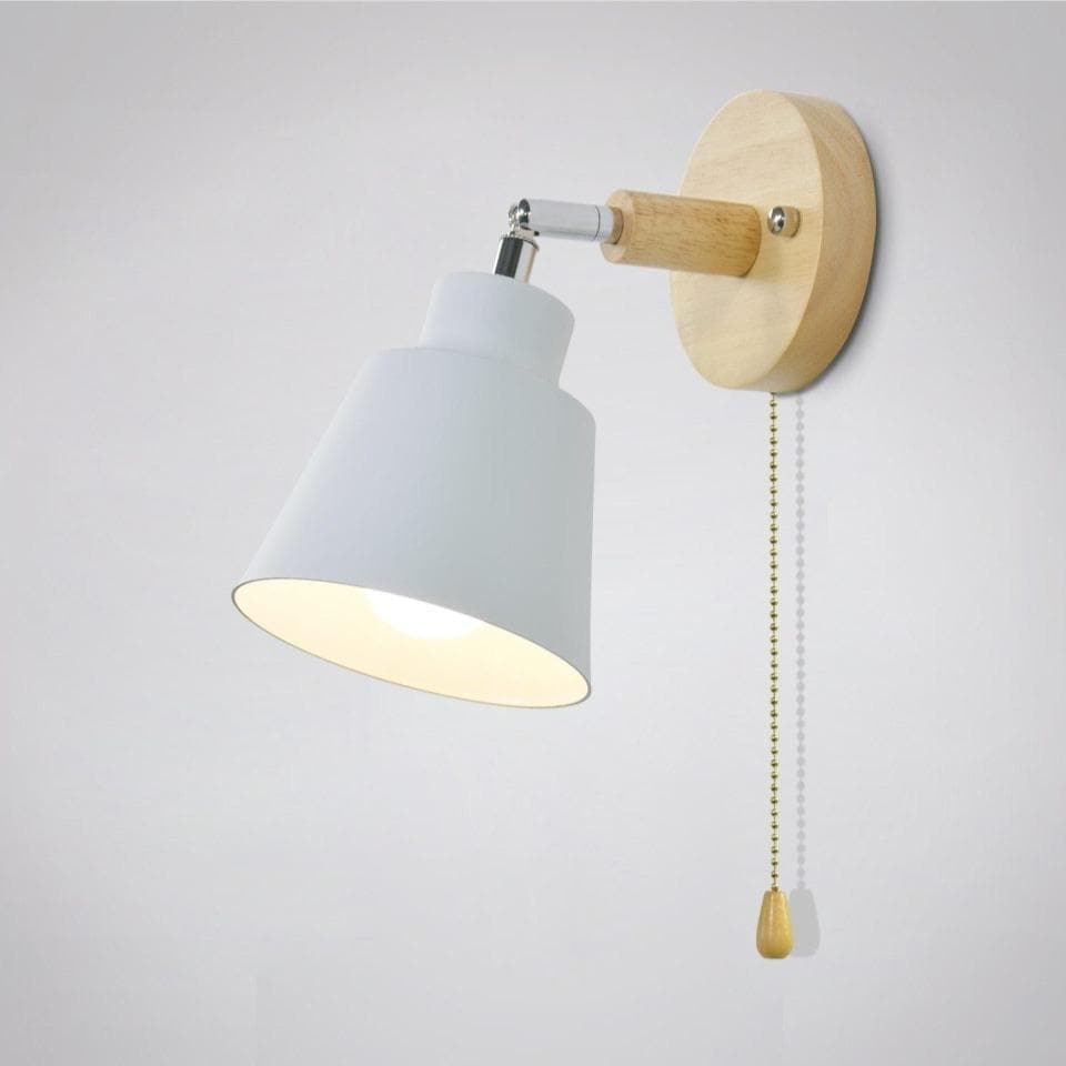 Draaibare Wandlamp met Trekkettingschakelaar 0