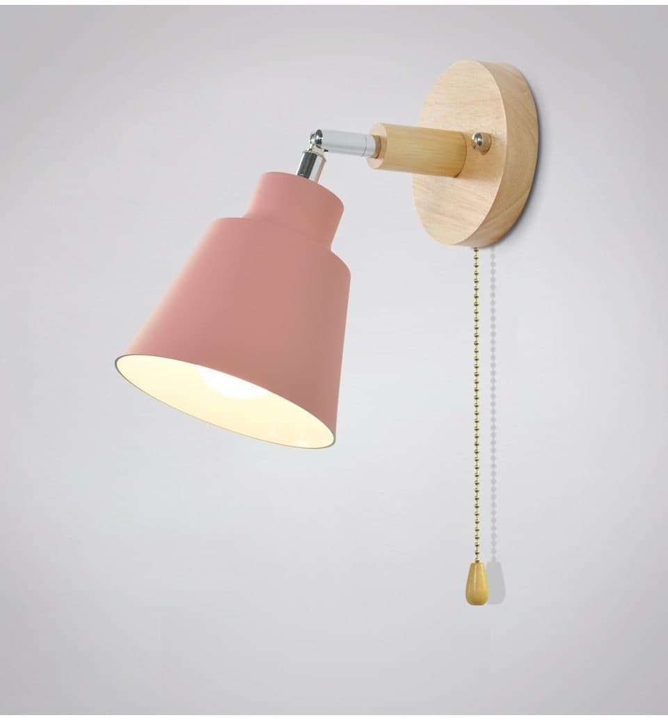 Draaibare Wandlamp met Trekkettingschakelaar 2
