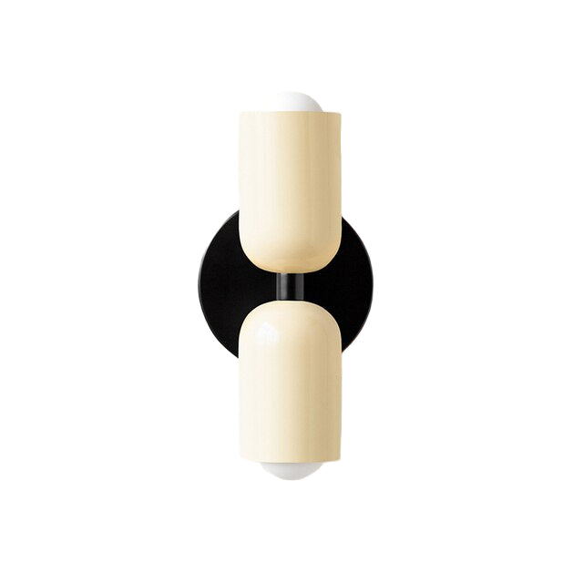 Dubbele Kop Wandlamp Crème Kleur 0