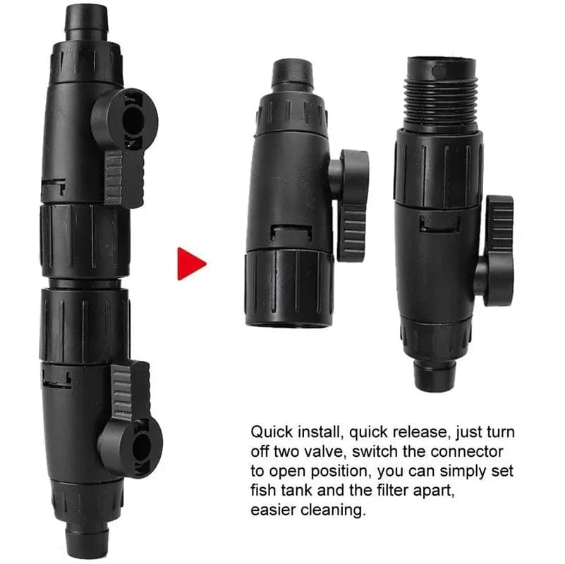 Dubbele Kraan Snelkoppeling voor Tuinslang Aquarium Accessoire 2