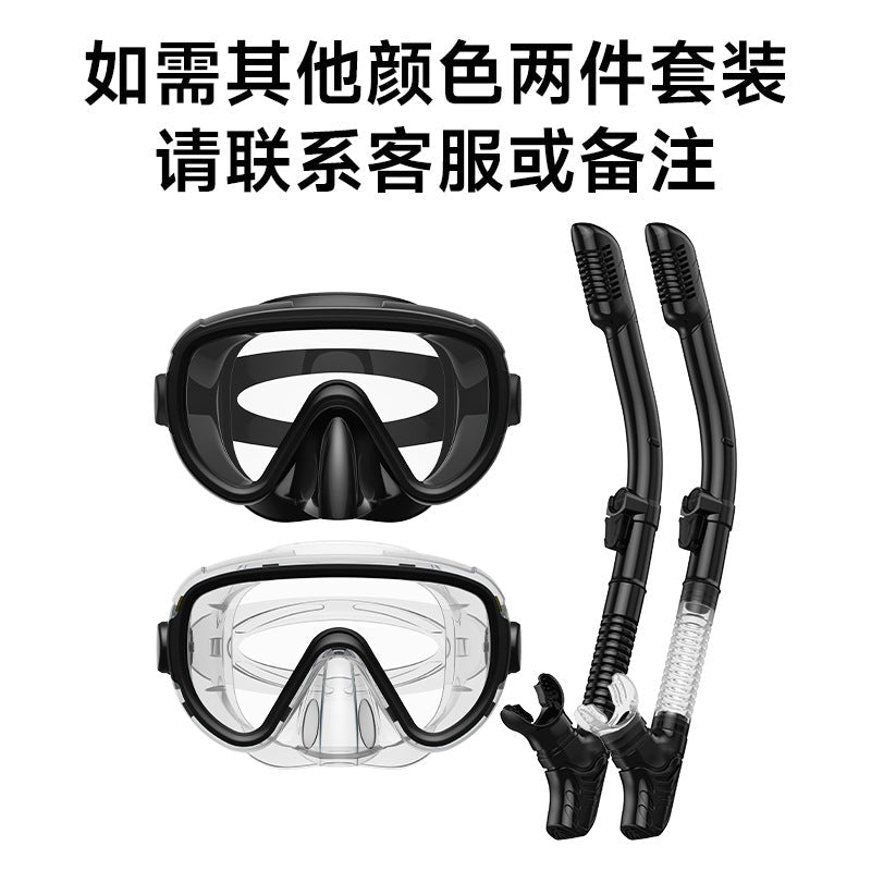 Duikmasker voor mannen met anticondensfunctie en flexibele ademslang 9