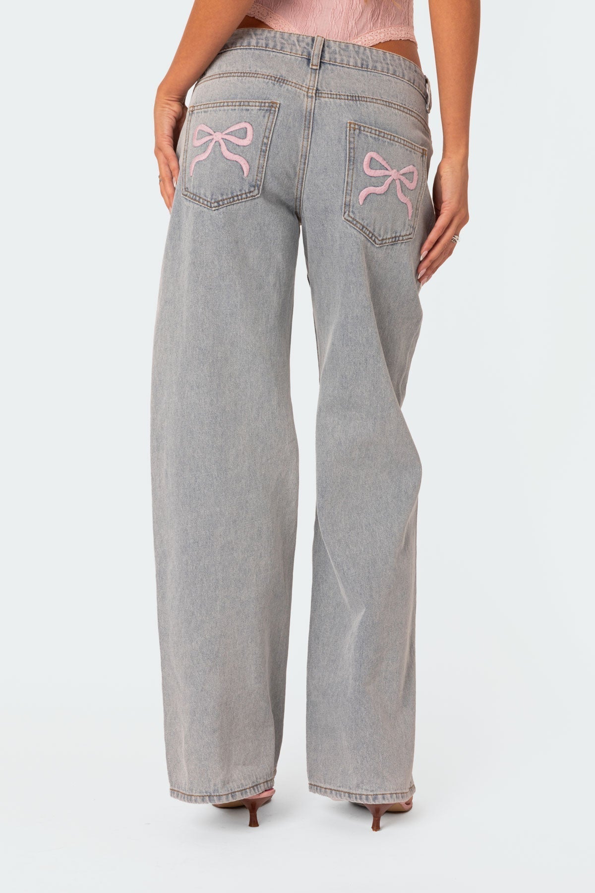 Dames Jeans Blauw Ademend Casual Stretch Denim Flatterende Pasvorm-1