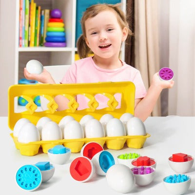 Educatief Speelgoed Geometrische Eieren voor Peuters 1
