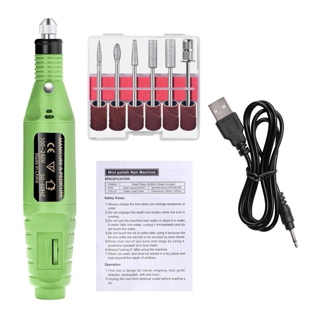 Elektrische Manicure- en Pedicureset 6-in-1 voor Thuisgebruik 5