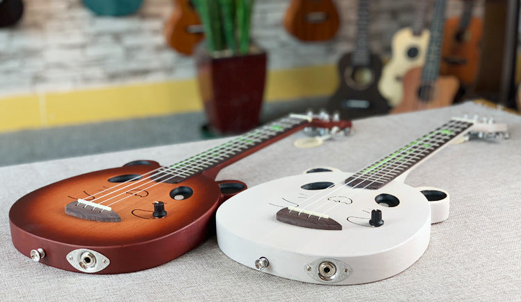 Elektrische Ukelele Met Uniek Design Voor Muziekliefhebbers 1