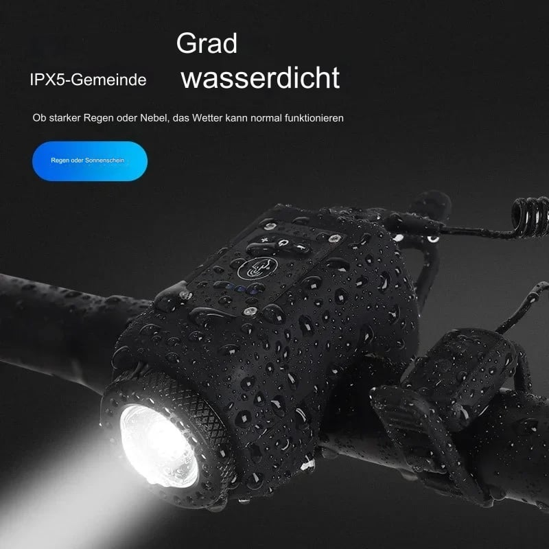 Elektronische Fietsclaxon met LED Verlichting en Afstandsbediening 2