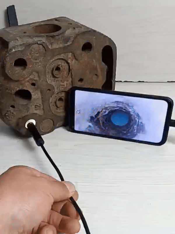 Endoscoop Camera Met Bewegende Kop Voor Inspectie In Krappe Ruimtes 1
