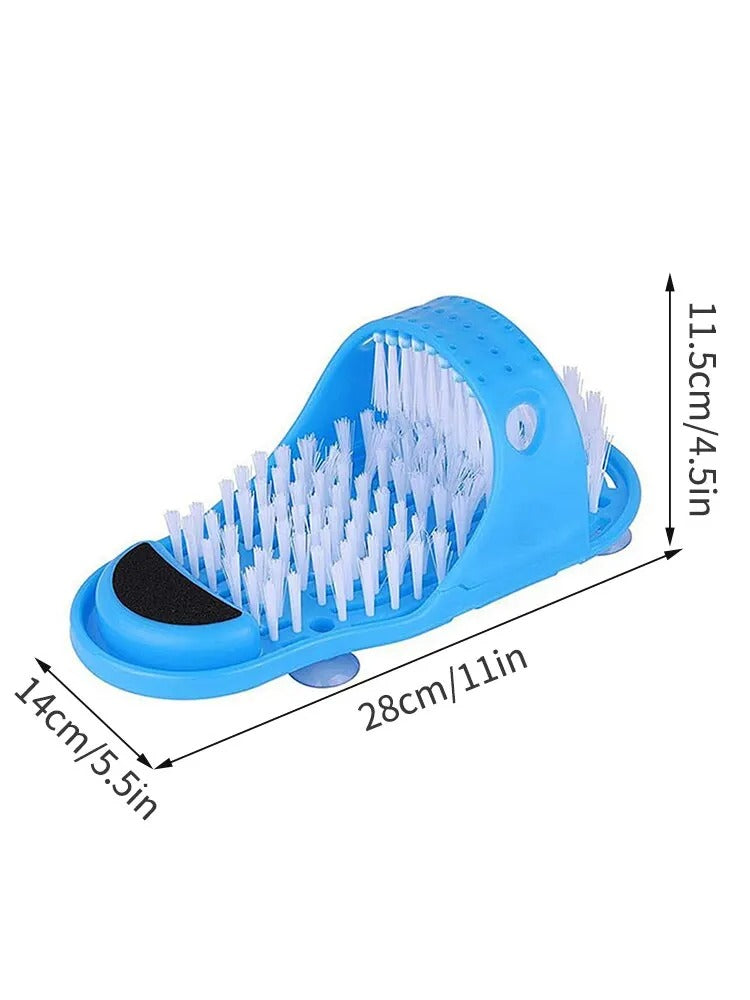 Ergonomische Voetscrub voor Douchegebruik met Ingebouwde Puimsteen 2