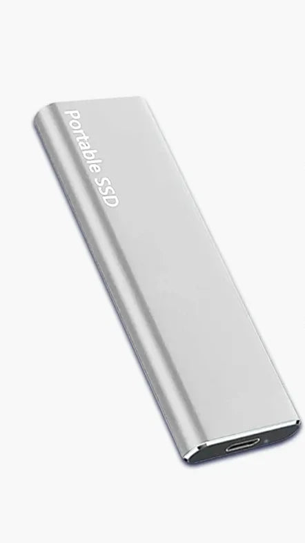 Externe Harde Schijf 2TB Draagbaar Ultra Dun met USB-C Aansluiting 3