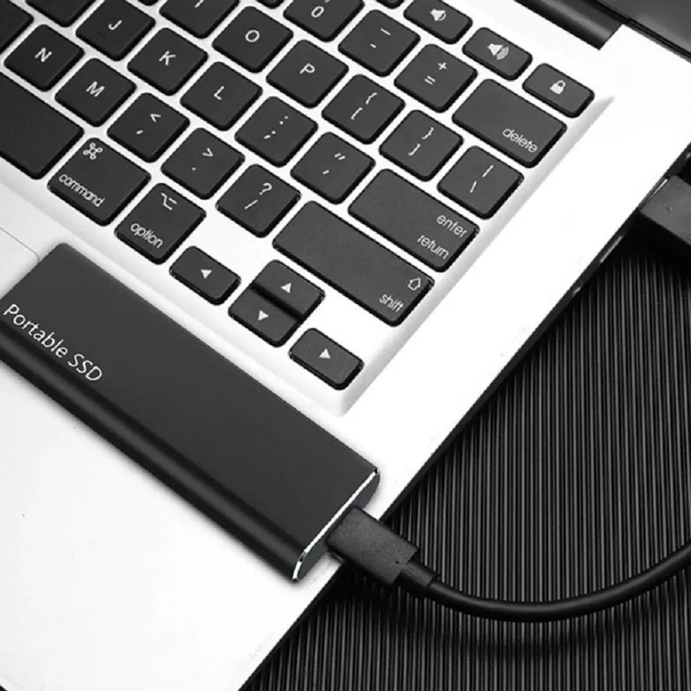 Externe Harde Schijf 2TB Draagbaar Ultra Dun met USB-C Aansluiting 5