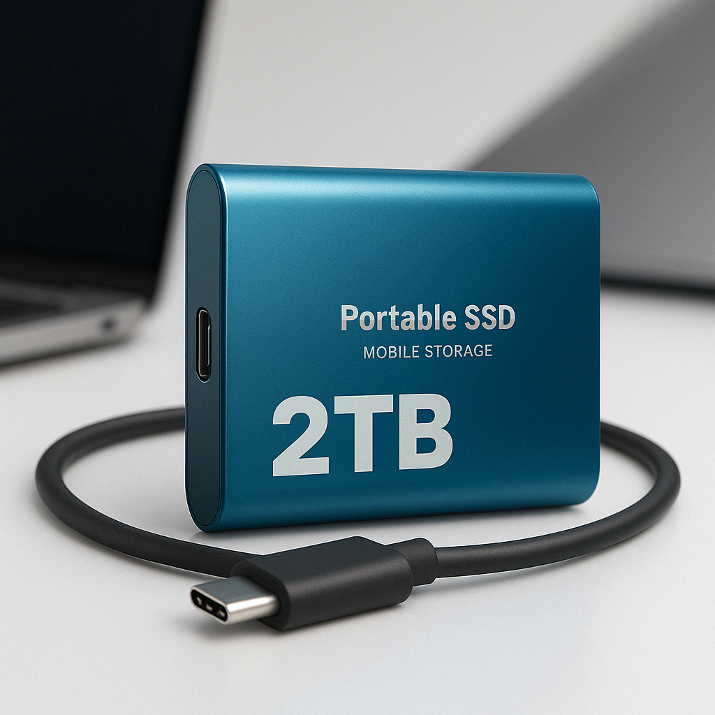 Externe SSD 1TB Draagbaar Schokbestendig Hoge Snelheid Opslag 1