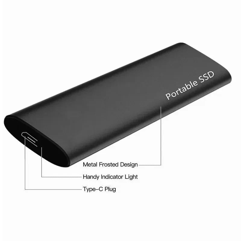 Externe harde schijf 4TB USB-C draagbare opslag 8