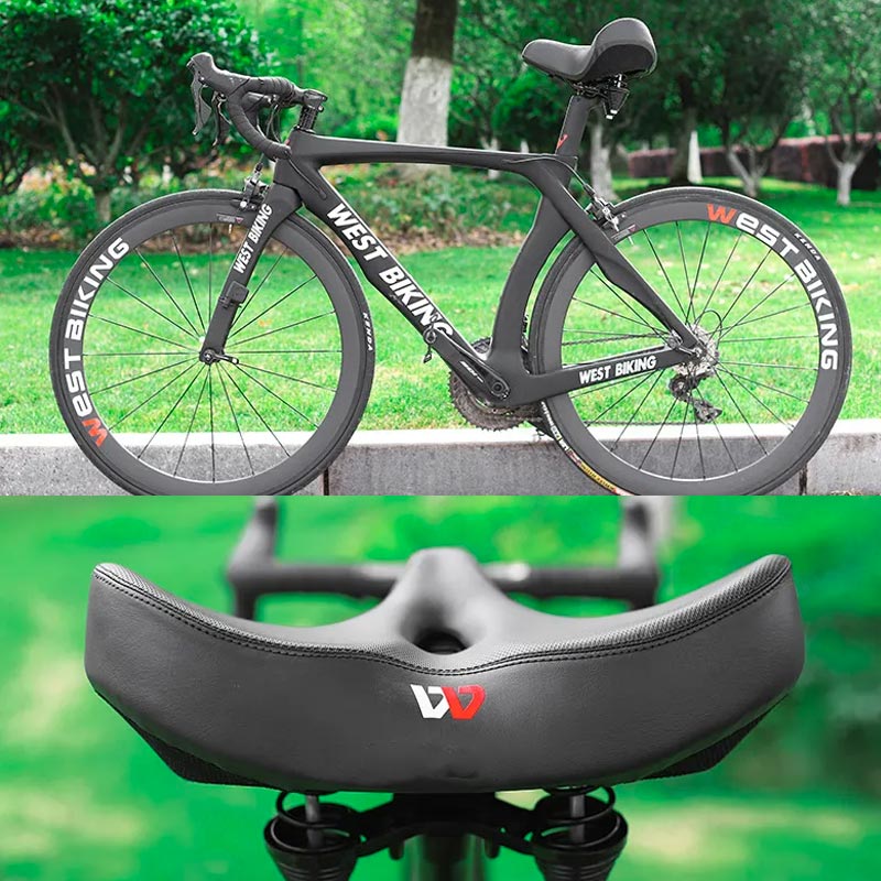 Extra Breed Fietszadel voor Comfortabel Fietsen 2
