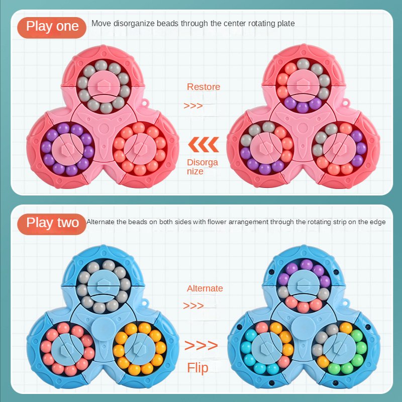 Fidget Spinner en Rubik's Kubus Speelgoed voor Kinderen 3