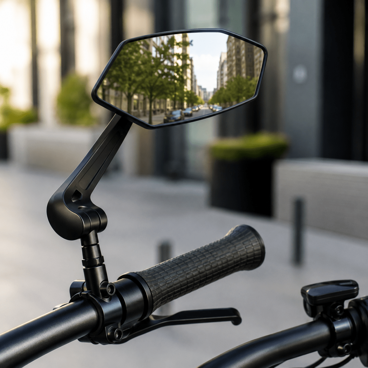 Fiets Achteruitkijkspiegel Verstelbaar met Groot Gezichtsveld 1