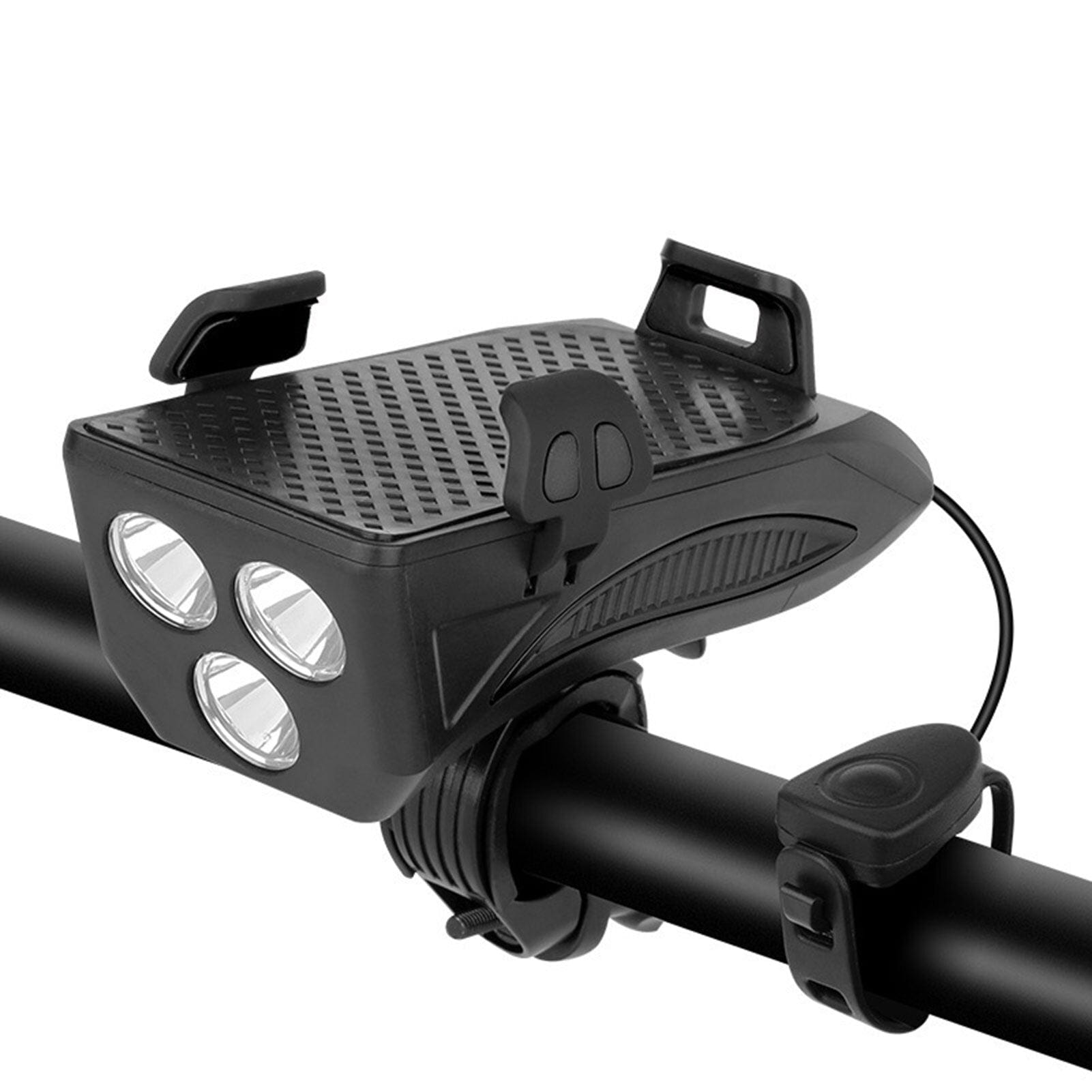 Fietslamp met Powerbank, Telefoonhouder en Claxon 4-in-1 5